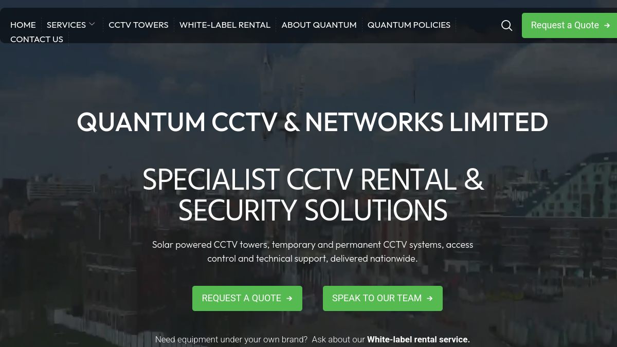 Quantum CCTV website